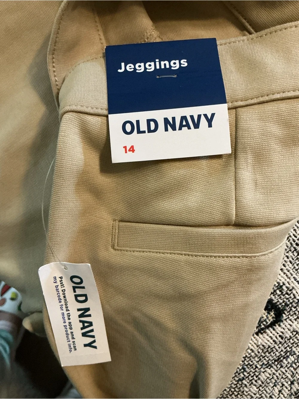 🌹Old Navy Khaki Ponte Pull-On Girls Jeggings